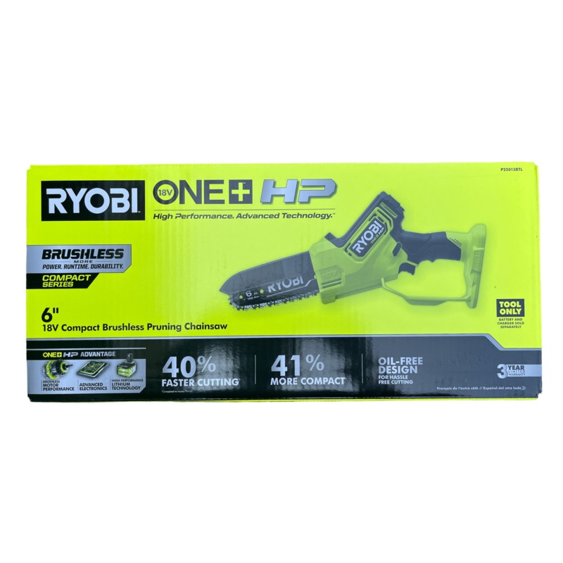 ONE+ HP 18-Volt Brushless 6 in. Battery Compact Pruning Mini Chainsaw (Tool Only)