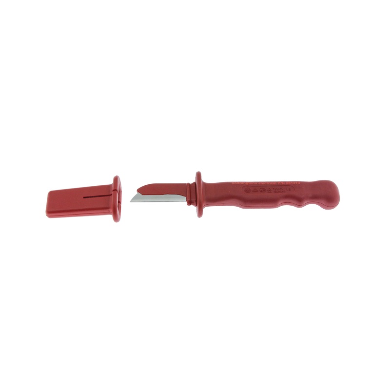 Boddingtons Electrical Insulated VDE Cable Knife with Insulated Blade, and Including Blade Cover 281310