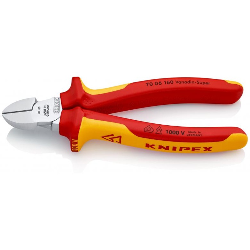 Knipex Diagonal Cutter 160mm - 70 06 160