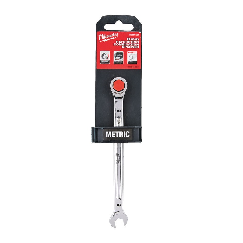 Milwaukee Maxbite Ratcheting Combination Spanner