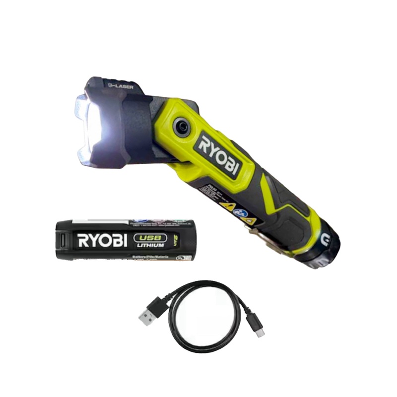 RYOBI USB Lithium Pivoting 625 Lumens Head Light Kit - Factory Reconditioned