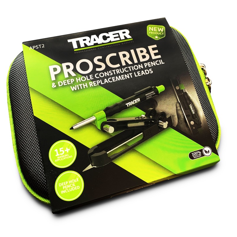 Tracer ProScribe & Deep Hole Construction Pencil With Replacement Leads - APST2
