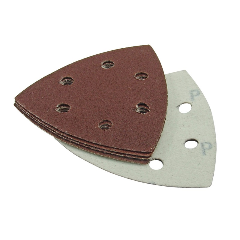 Smart Trade 93mm 60 Grit Triangular Sanding Sheets - 5pk - HS06005