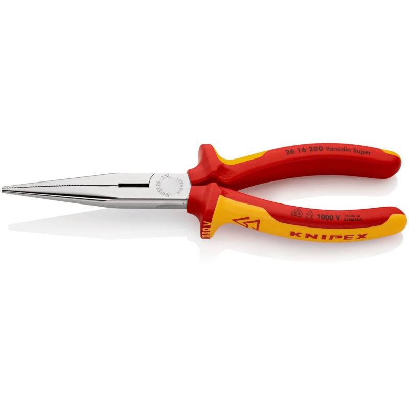Snipe Nose Side Cutting Pliers 200 mm - 26 16 200 SB