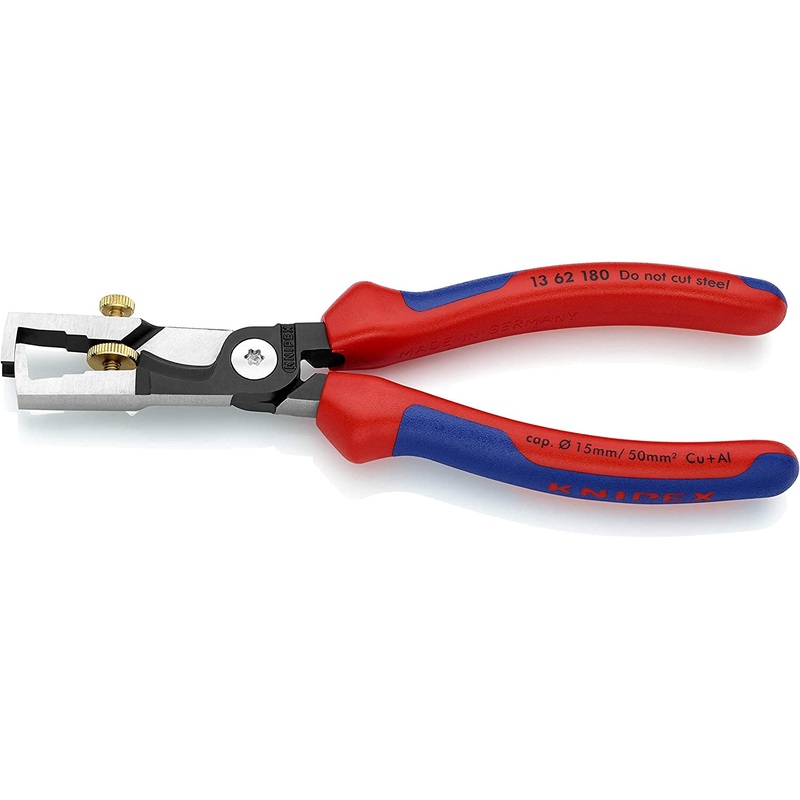 Knipex StriX Insulation strippers with cable shears 180 mm - 13 62 180