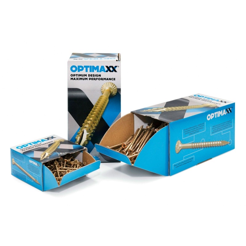 Optimaxx Pozi 4.0 x 60 Premium Quality Wood Screws 4.0 x 60 - Box of 200