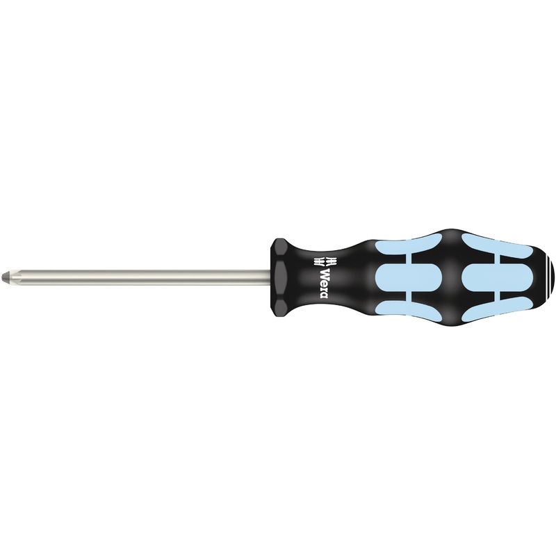 Wera 3355 PZ Screwdriver for Pozidriv screws, stainless, PZ 2 x 100 mm