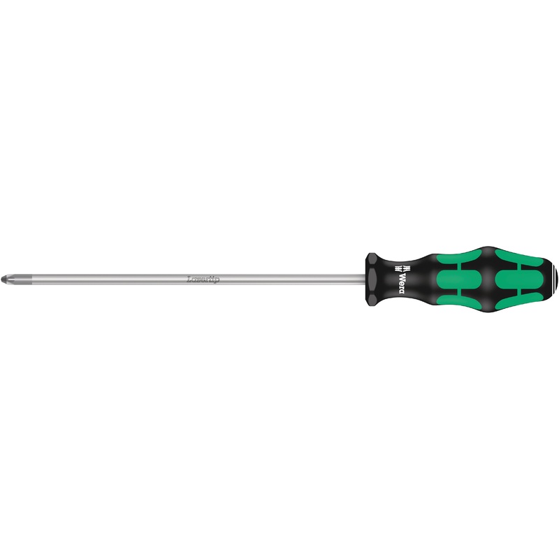 Wera 355 PZ Screwdriver for Pozidriv screws, PZ 2 x 100 mm