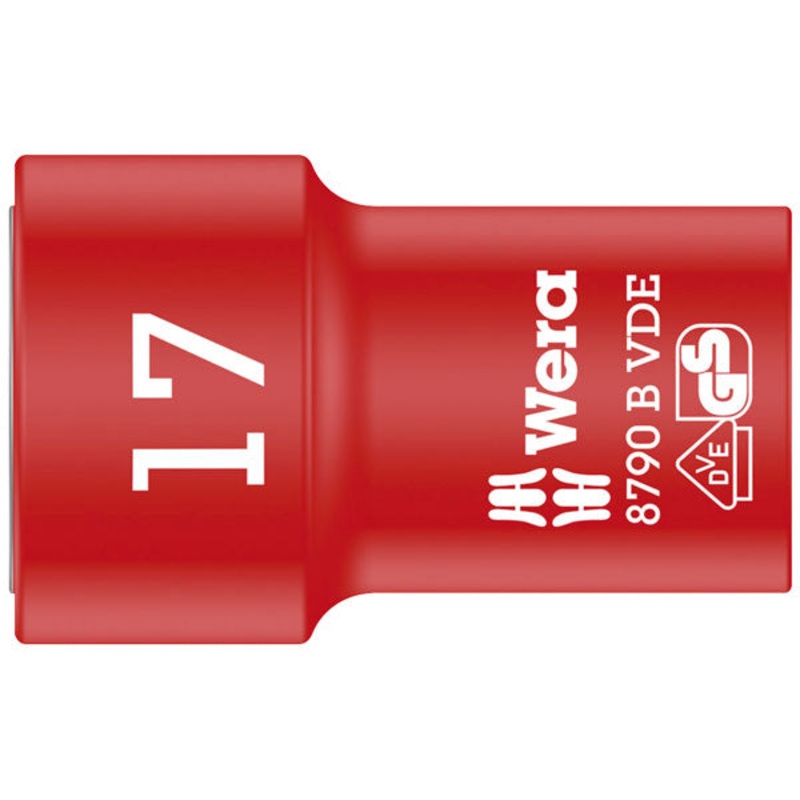 Wera Tools 8790 B VDE SOCKET 3/8" DRIVE 17.0/46 ZYKLOP