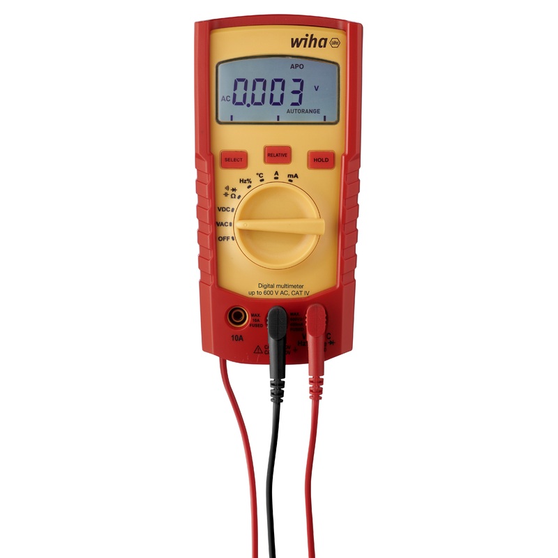 Wiha Digital Multimeter up to 600 V AC, CAT IV