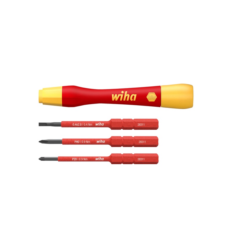 Wiha Fine Screwdriver Set PicoFinish SlimVario Electric