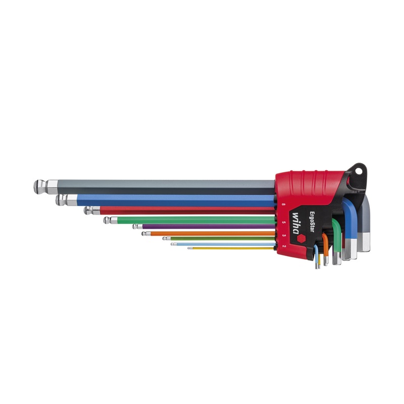 Wiha L-key Set in ErgoStar Holder