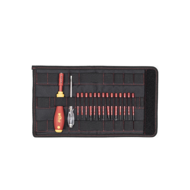 Wiha Screwdriver with Bit Holder SoftFinish Electric SlimVario