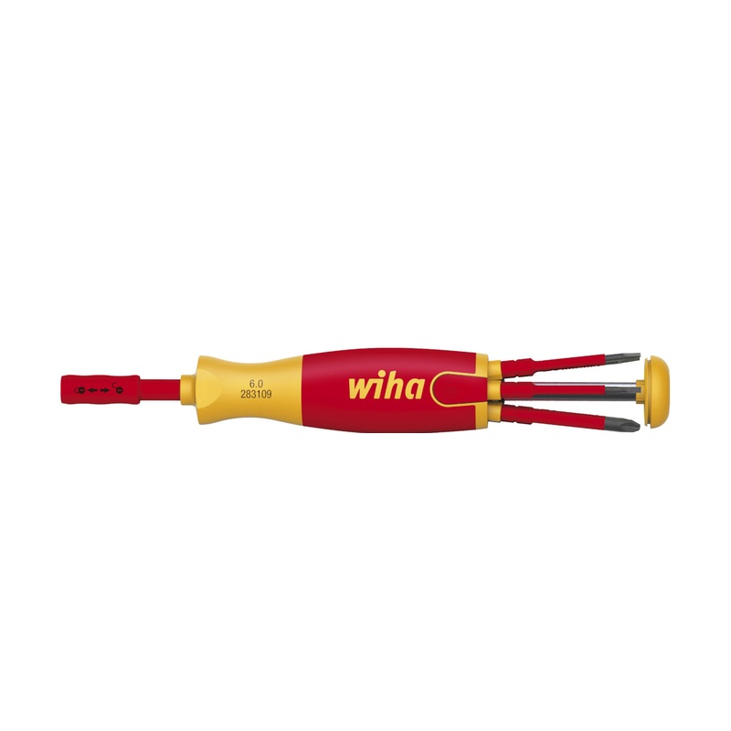 Wiha Screwdriver with Bit Magazine LiftUp Electric