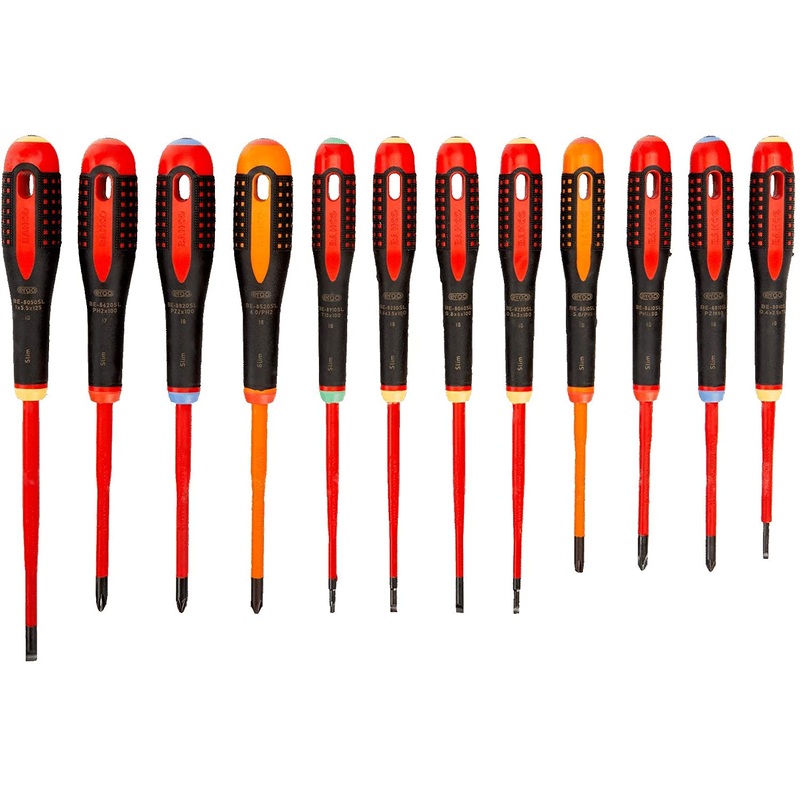 BAHCO ERGO SCREWDRIVER SET - 12PC