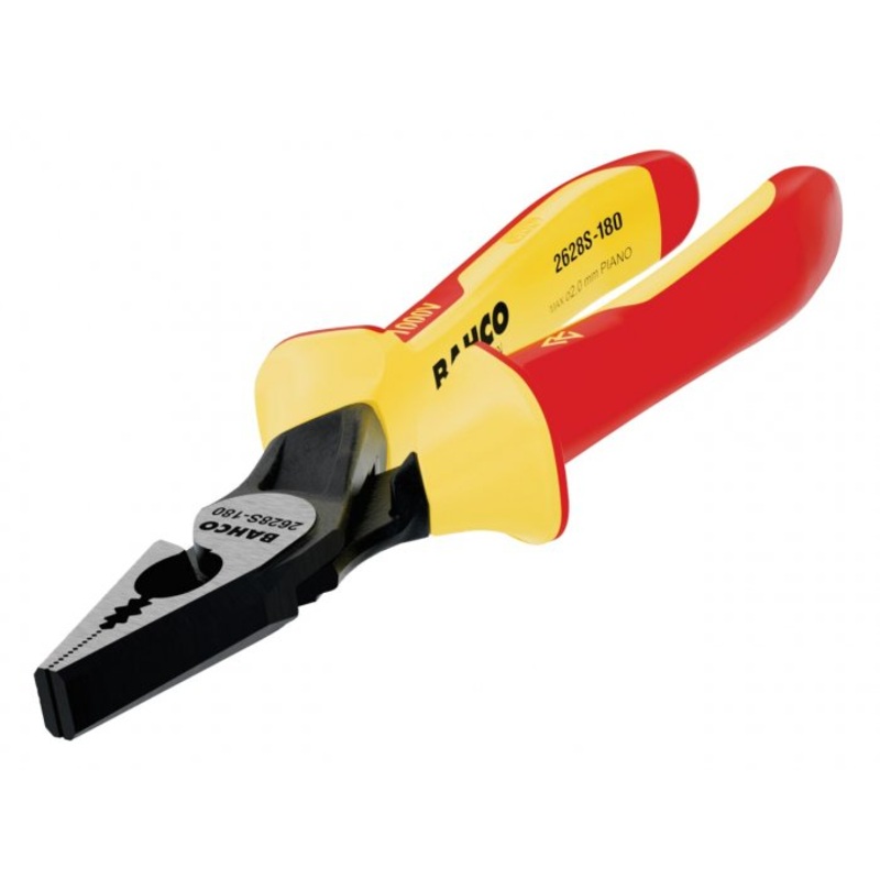 BAHCO INSULATED COMBINATION PLIERS 180MM