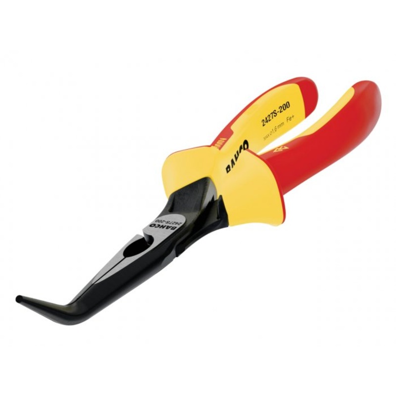 BAHCO INSULATED LONG NOSE PLIERS 200MM