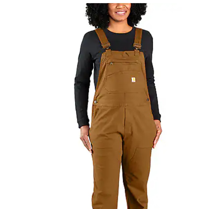 Carhartt Women's Rugged Flex Loose Fit Canvas Bib Overall