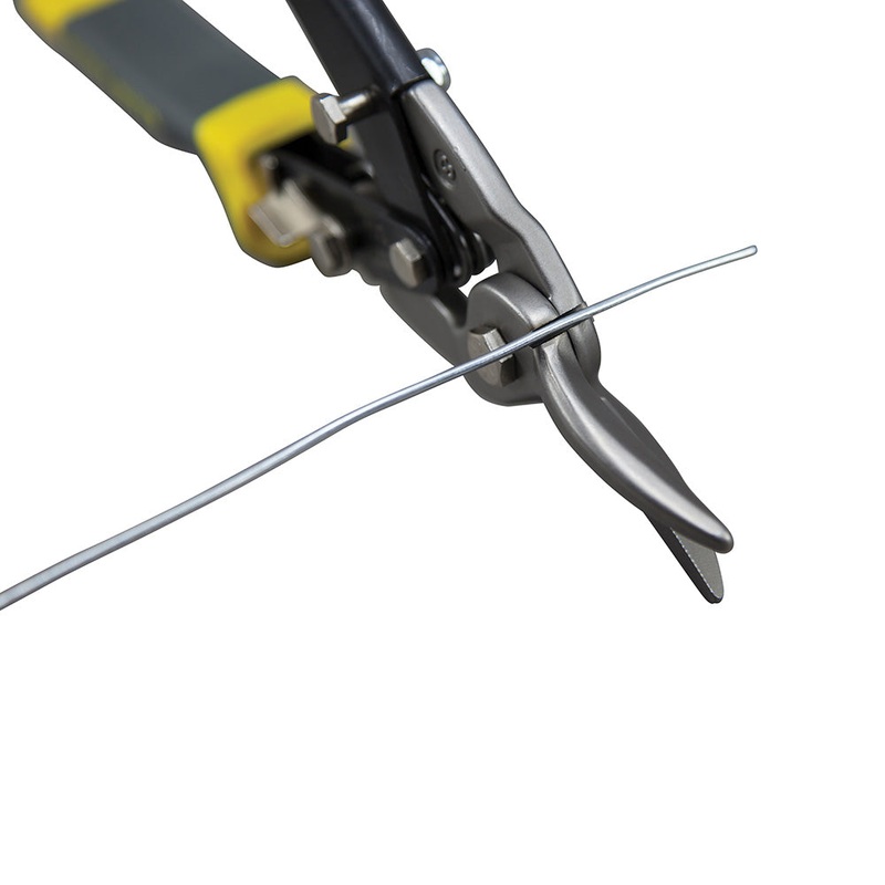 Klein Tool  Aviation Snips with Wire Cutter, Straight
