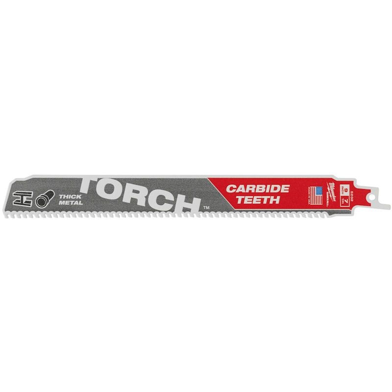 Milwaukee 230mm x 7tpi Metal Torch Carbide Demolition Sawzall Blade