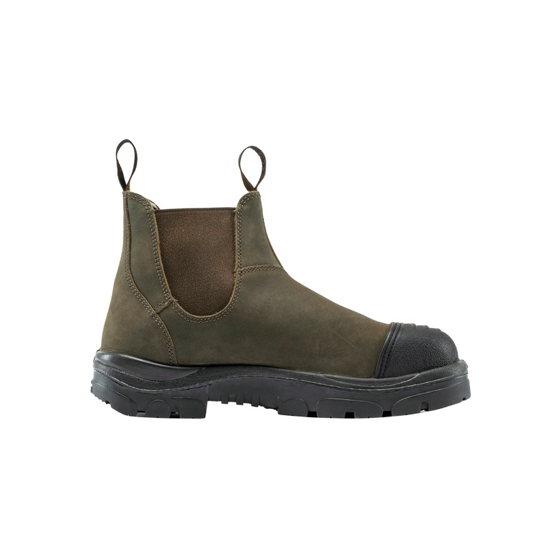 Steel Blue Hobart Slip On Scuff - Rustic Brown