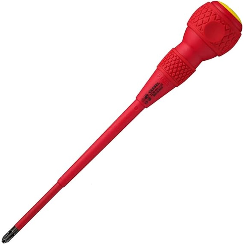 Vessel Ball Grip Screwdriver No.200 - PZ2x150