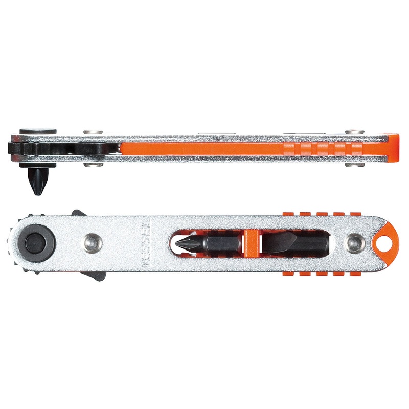Vessel Flat-shaped Ratchet Screwdriver No.TD-76 (w/ 11 bits)