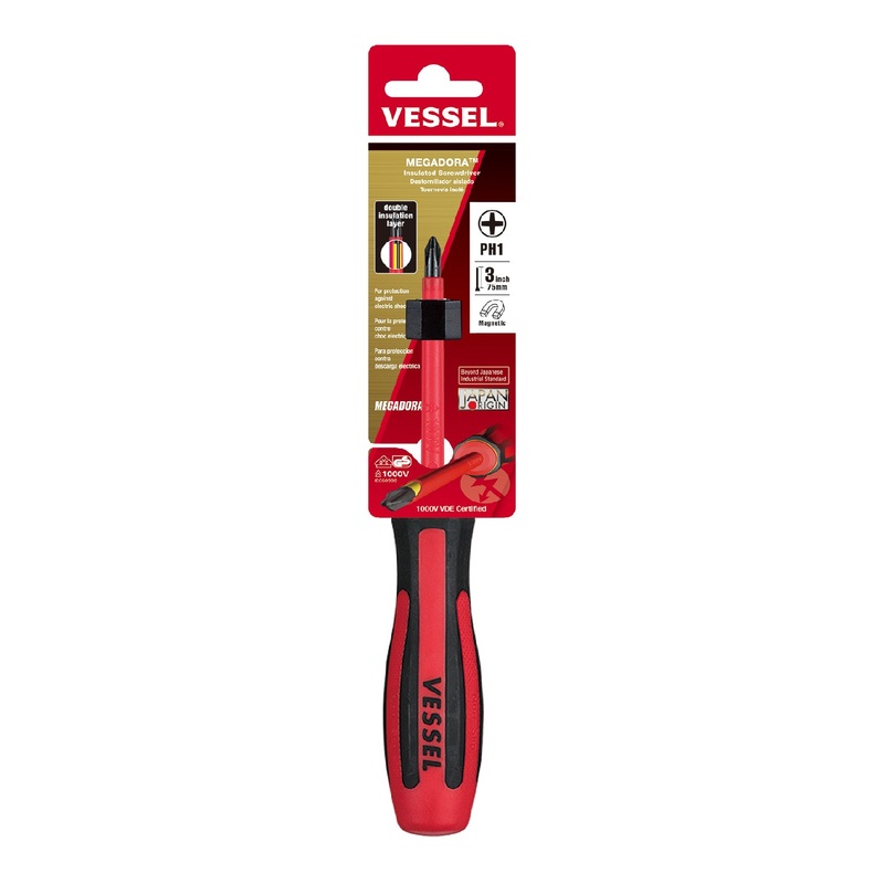 Vessel Megadora Insulated Screwdriver No.960 + 1x75