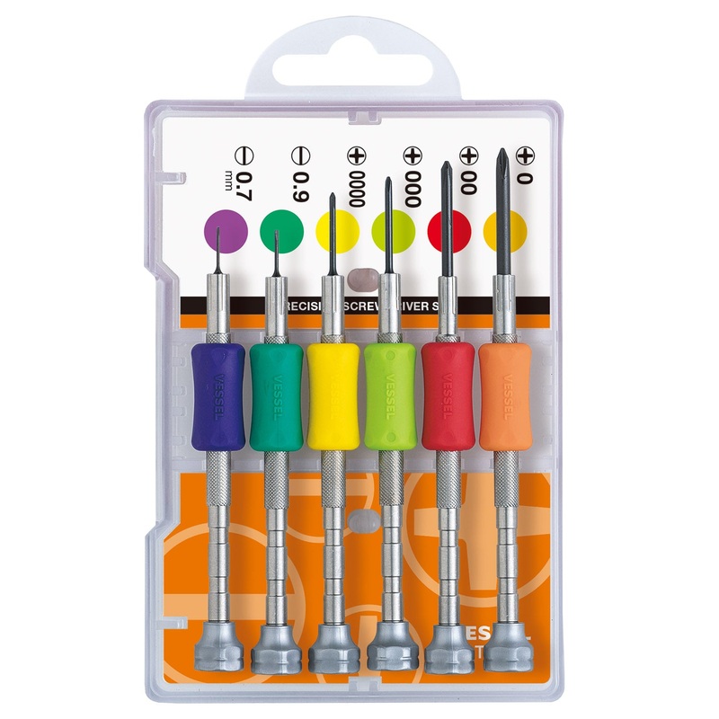 Vessel Precision Screwdriver Set No.TD-56S (TD-51 6 pc. set)