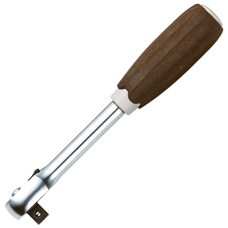 Vessel Wood-Compo Ratchet Handle No.HRH3-W (3/8sq)