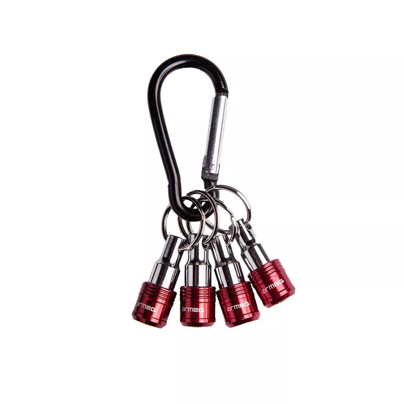 Armeg 4pc 1/4 Quick-Change Belt Loop Bit Holders