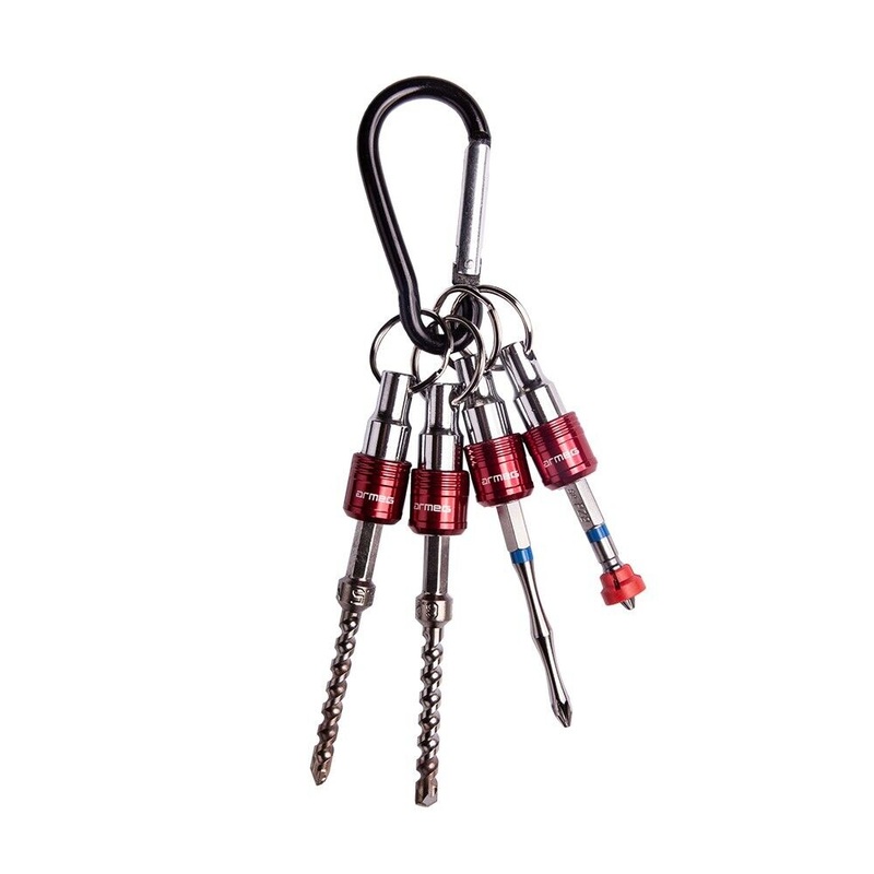 Armeg 4pc Twister Impact Masonry & Screwdriver Bit Set