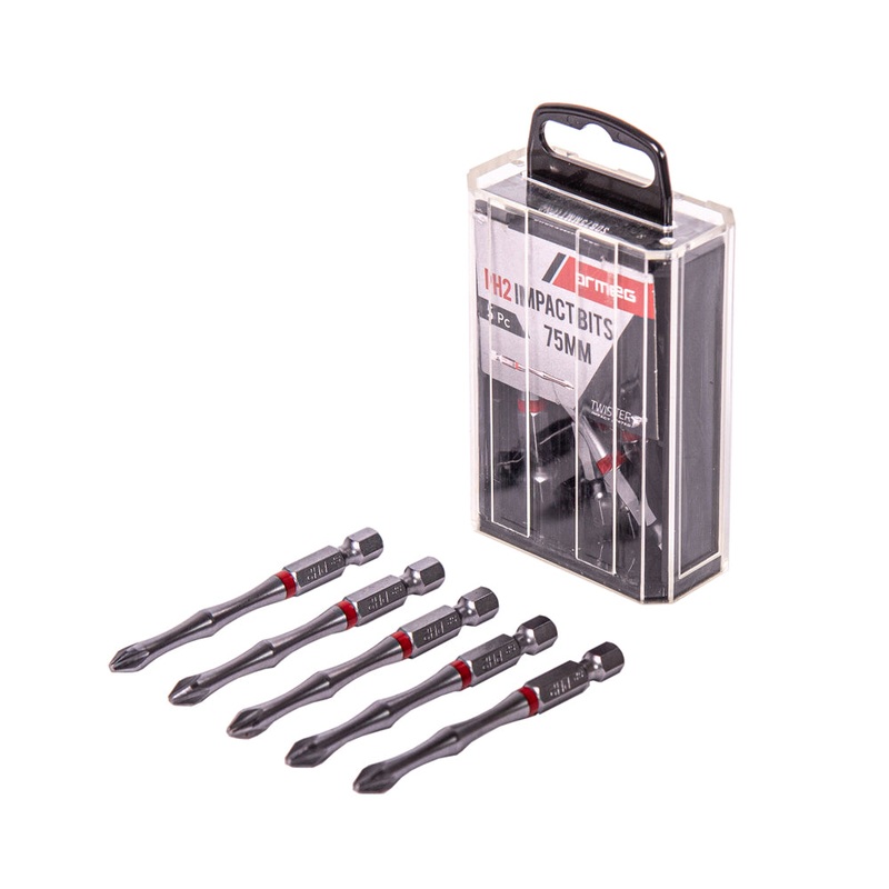 Armeg 75mm Impact Bits Box [PH2]