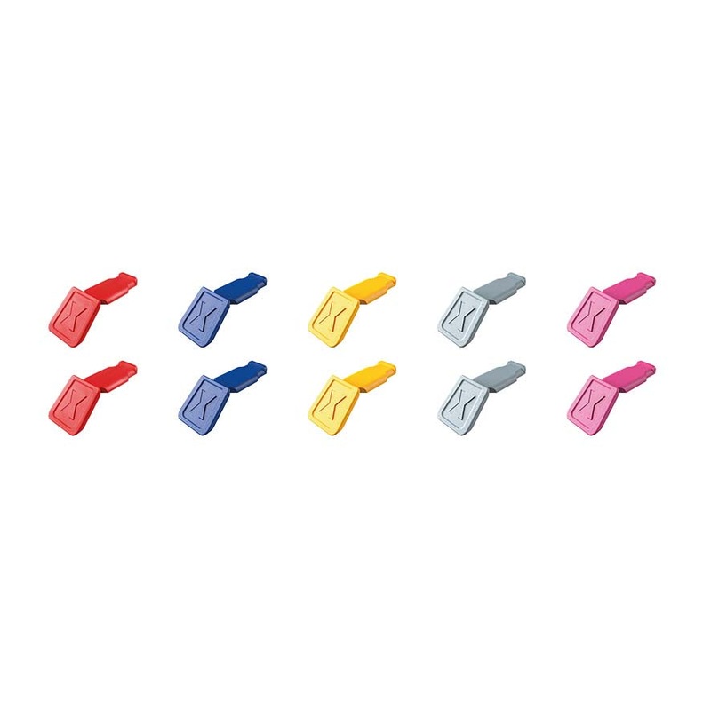 Knipex 00 61 10 ColorCode Clips (10 pieces Mixed Packs)-21mm