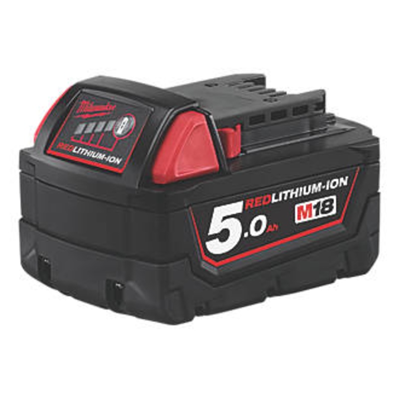 Milwaukee M18 5.0 AH Battery - M18 B5 4932430483