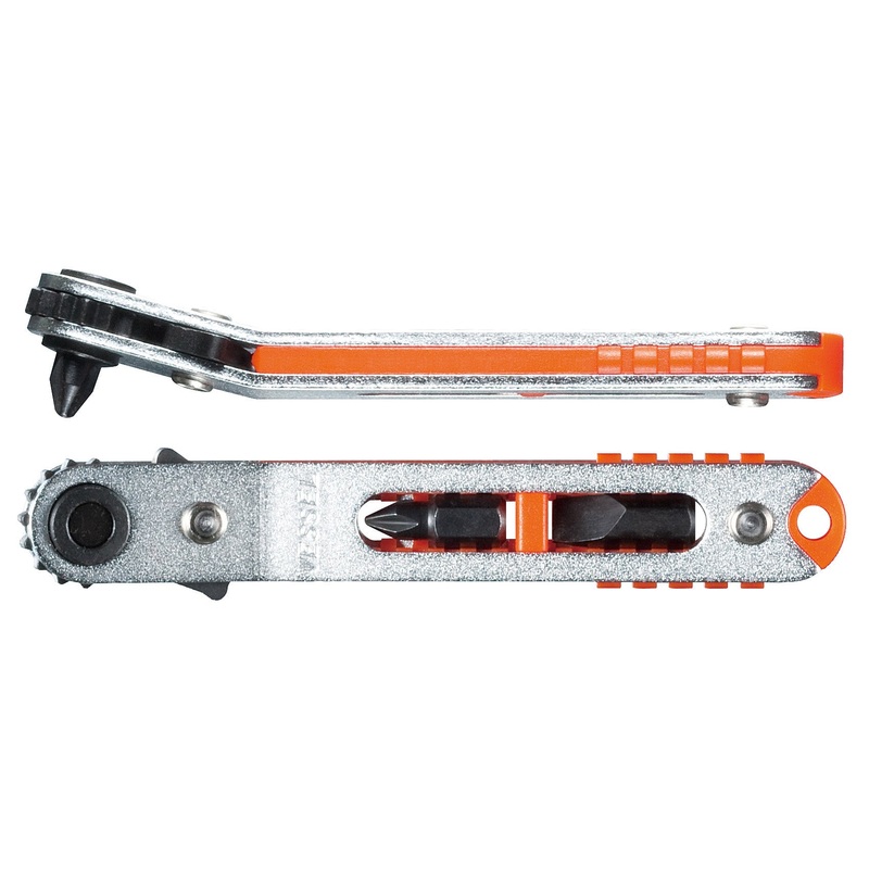 Vessel Flat-shaped Ratchet Screwdriver No.TD-79 (w/ 11 bits)