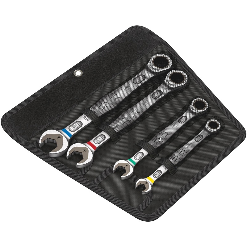 Wera 4 Piece Joker Ratchet Combination Spanner Set