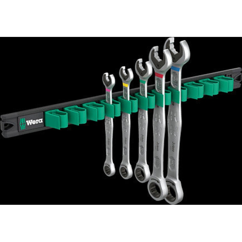 Wera 9631 Magnetic rail 6000 Joker 2 Ratcheting combination wrenches set, 5 pieces