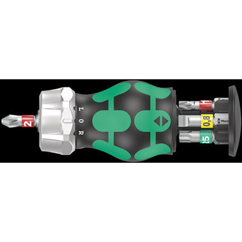 Wera Kraftform Kompakt Stubby magazine RA 1, 6 pieces