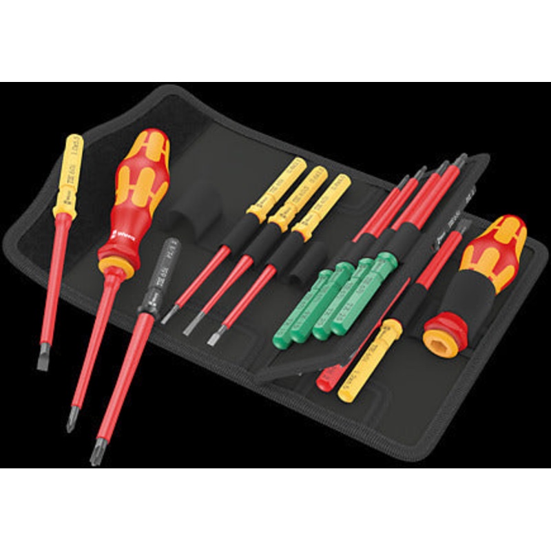 Wera Kraftform Kompakt VDE 17 Universal 1 Tool finder, 17 pieces