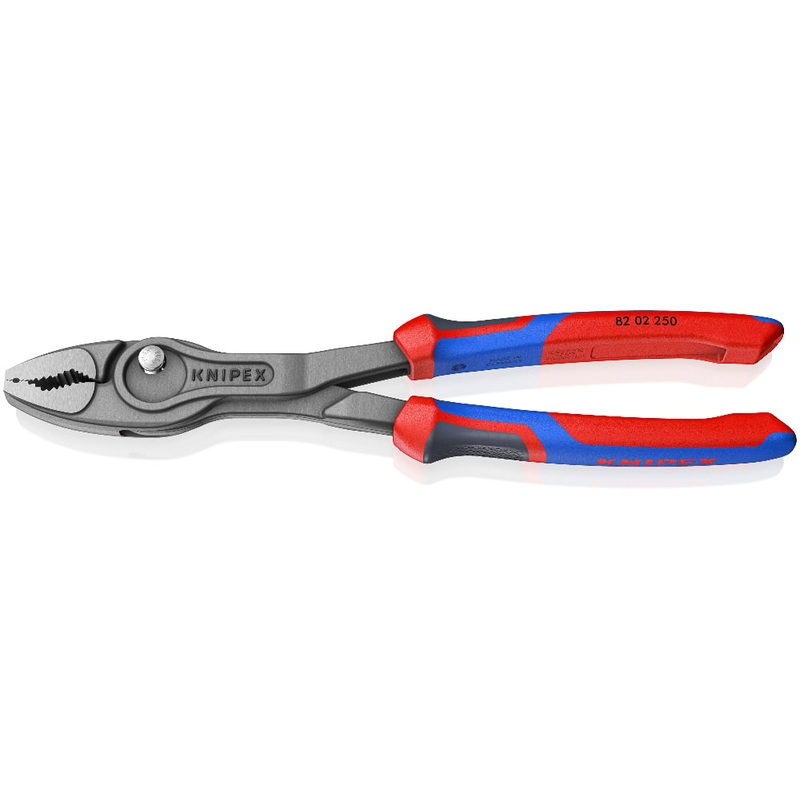 Knipex 82 02 250 TwinGrip Slip Joint Pliers 250mm Multi-Component Grips