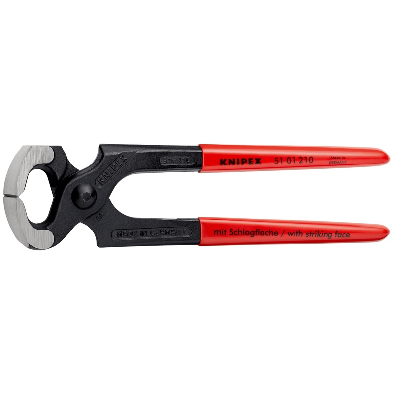 Knipex Hammerhead Style Carpenters' Pincers - 51 01 210
