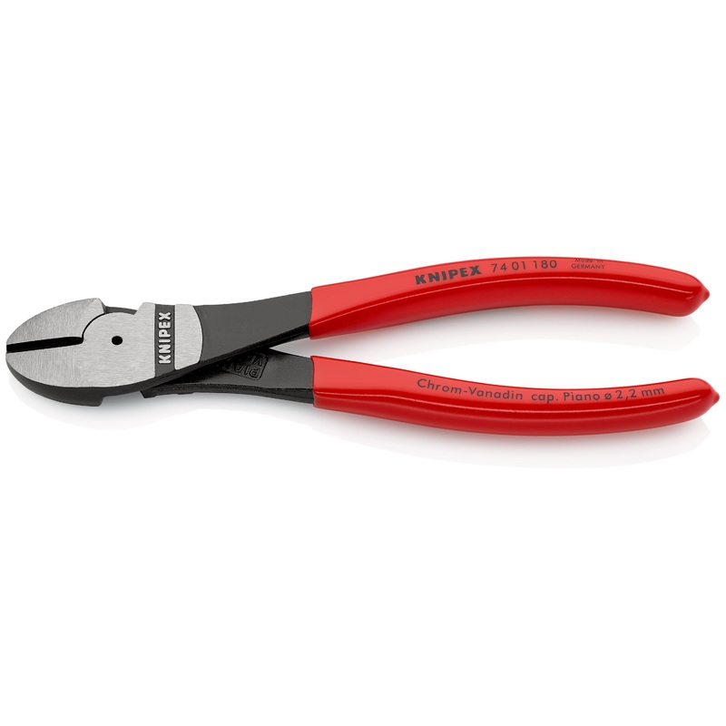 Knipex High Leverage Diagonal Cutter 180mm - 74 01 180