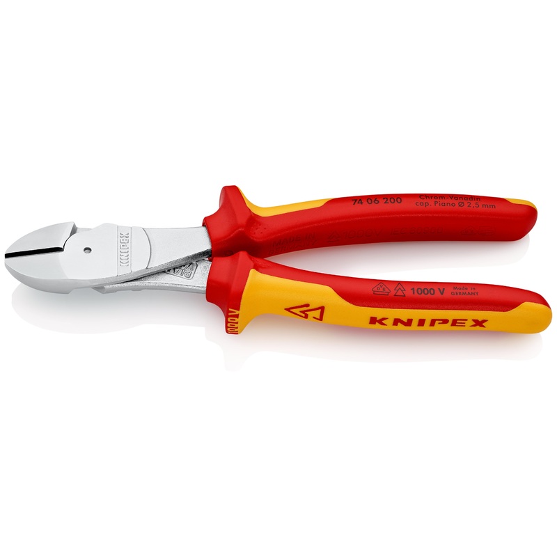 Knipex High Leverage Diagonal Cutter 200mm - 74 06 200