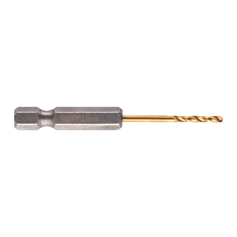 Milwaukee Metal Drill Bit Red Hex Shockwave HSS - Ground Titanium