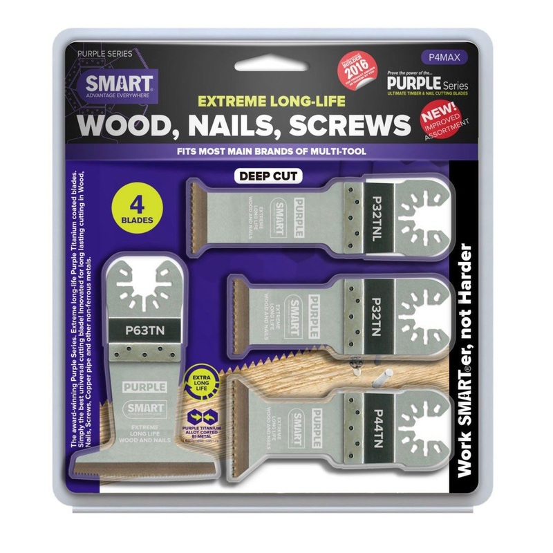 Smart Cutting Blade 4 Pack Set - P4MAX