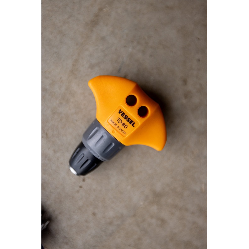 Vessel T-Bar Ratchet Screwdriver No.TD-80(w/ 5 bits)