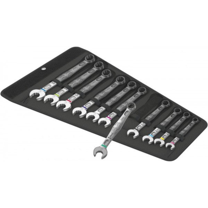 Wera 05020231001 6003 Joker 11 Set 1 Crowfoot 11 Piece Wrench Set, 8 - 19 mm