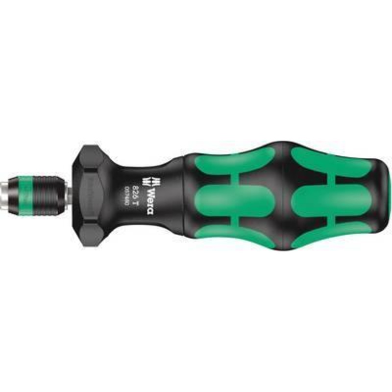 Wera 05057480001 826 T Kraftform Turbo Bits-Hand holder with Rapidaptor quick change chuck 150 mm