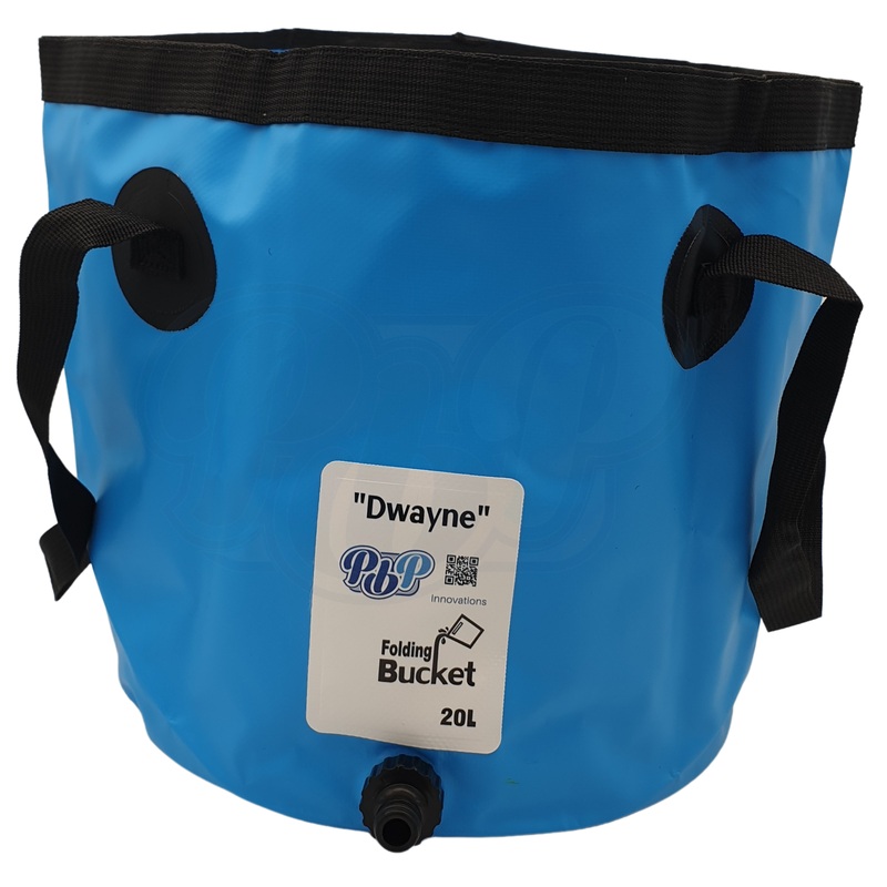 PBP 'Dwayne' Folding Bucket [20L with Quick Hose Connector]